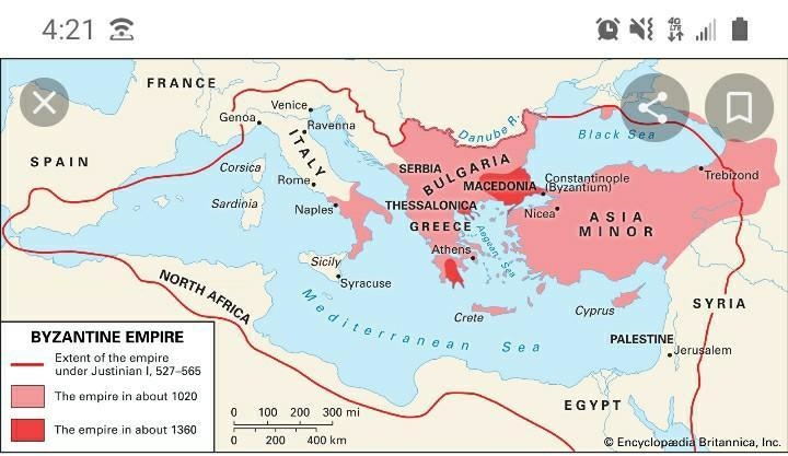 Byzantine empire map-example-1