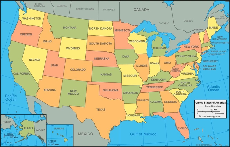 he map shows the entire United States. Which states should be labeled as West Coast-example-1