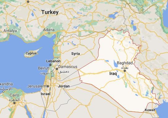 Where is turkey located in a Iraq-example-1