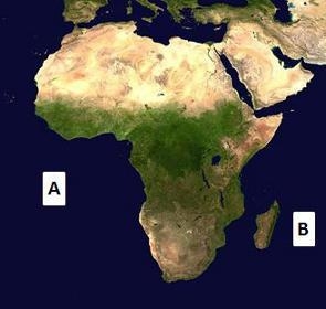 PLEASE HELP On the map above, what is the body of water labeled A? A. the Atlantic-example-1