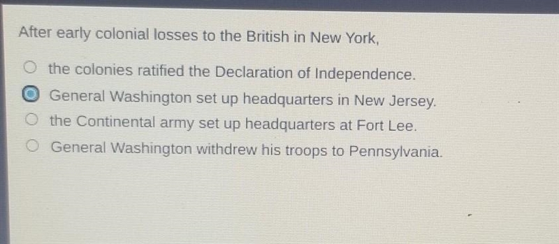 Please help, after early colonial losses to the British in New York​....-example-1