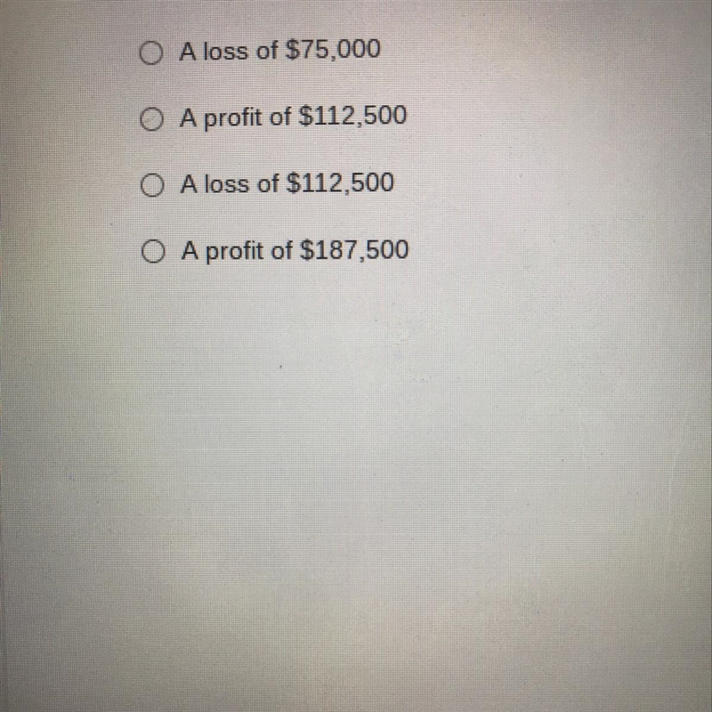 Your company had a revenue of $375,000. Expenses are 50% of the company’s revenue-example-1