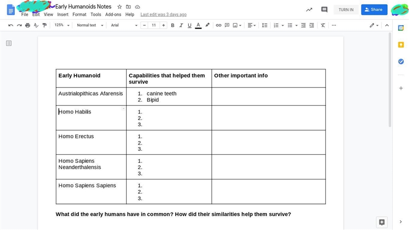 Answer these about early humans-example-1