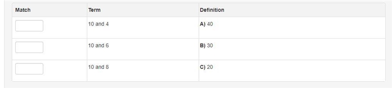 Match the two numbers with their least common multiple (LCM).-example-1