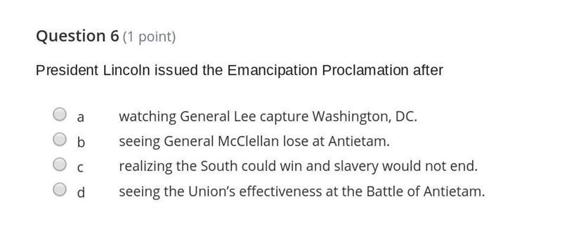 President Lincoln issued the Emancipation Proclamation after-example-1