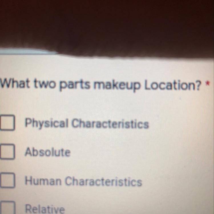 What two parts makeup Location? PLEASE HELP!!!!-example-1