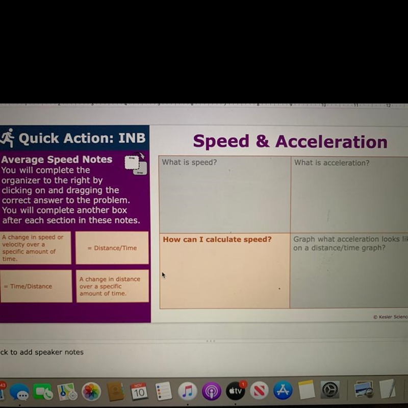 I just had to make sure so which one goes for speed and acceleration?-example-1