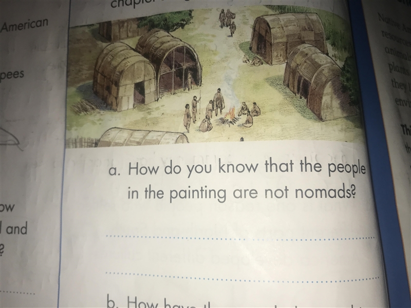 How do you know that’s the people in the painting are not nomad?-example-1