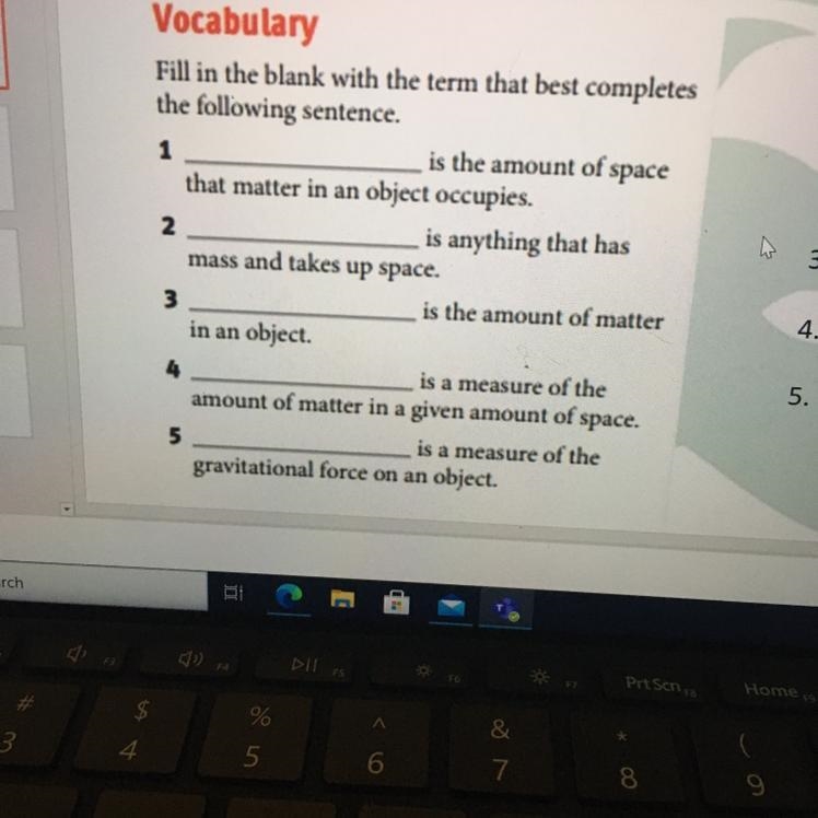 Fill in the blanks For all the questions-example-1