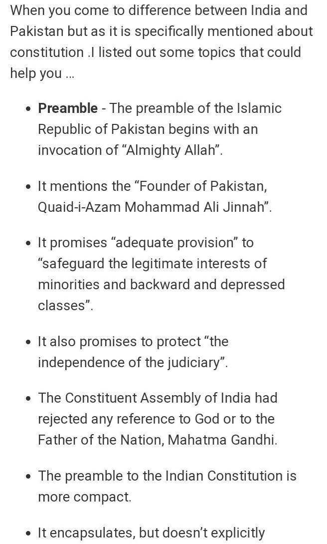 Describe the similarities and differences between the legal systems of India and pakistan-example-1