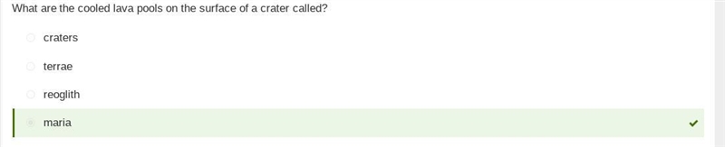 What are the cooled lava pools on the surface of a crater called?-example-1