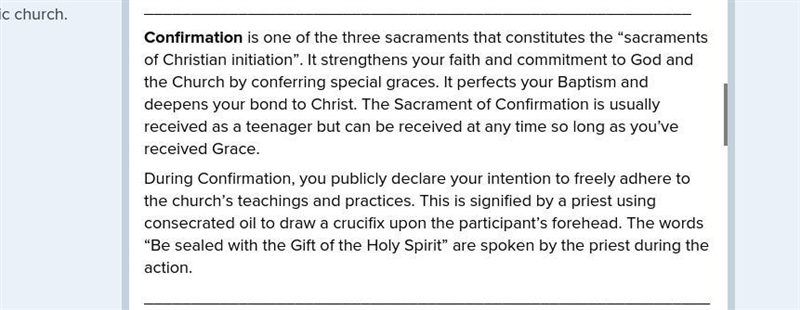 Write a guide to the seven sacraments to be displayed in a catholic church. How would-example-1