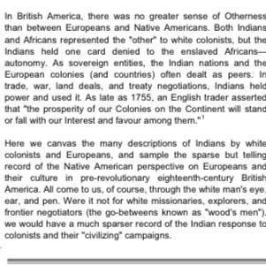 How were the perspectives of the native americans and the europeans explorers different-example-1