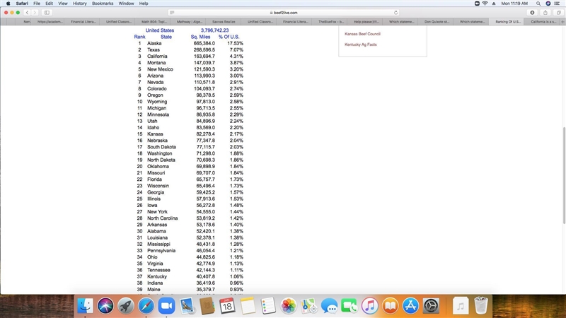 Which statement most accurately describes the size of California?-example-1