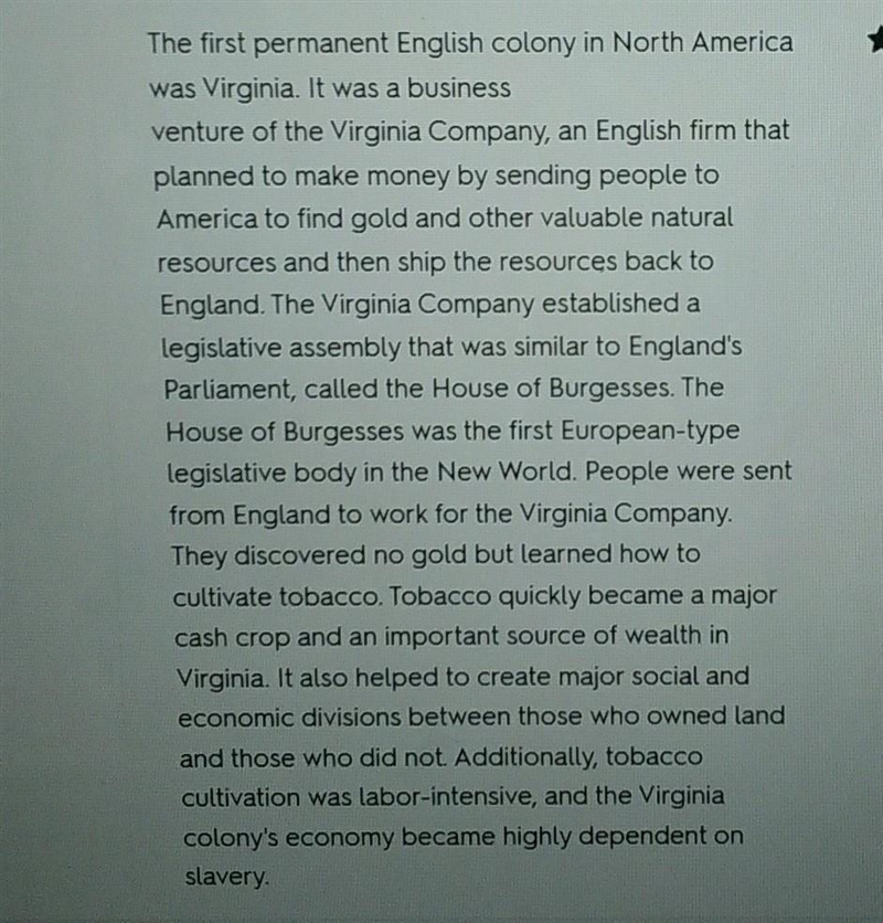 Britain founded colonies to secure access to natural resources and to create markets-example-1