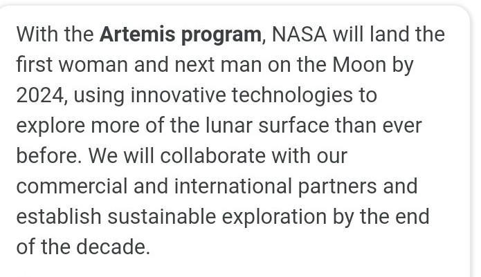 6. What is the Artemis program? *-example-1