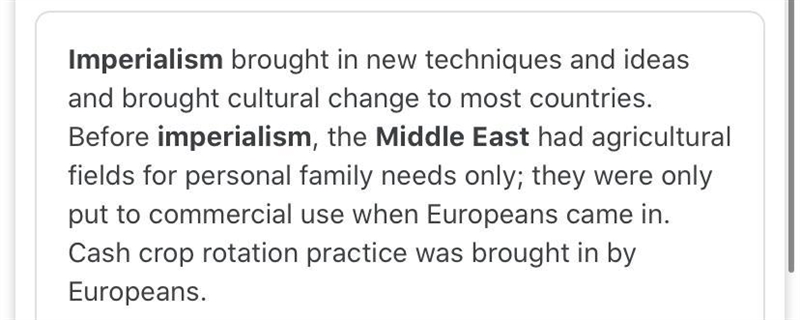 How did the Middle East respond to European imperialism by the 1950s?-example-1