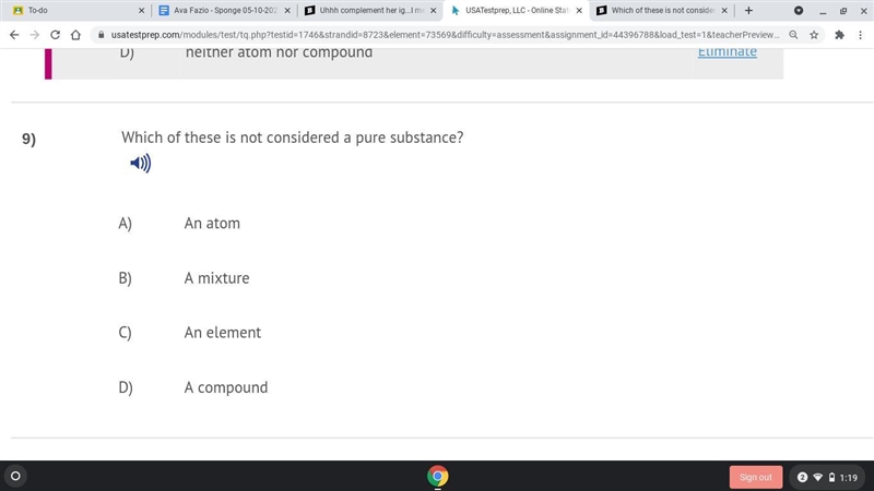 Which of these is not considered a pure substance-example-1