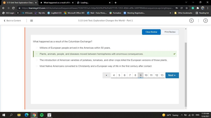 What happened as a result of the Columbian Exchange? Most Native Americans converted-example-1