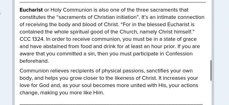 Write a guide to the seven sacraments to be displayed in a catholic church. How would-example-2