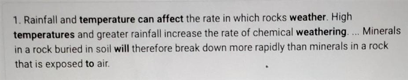 How can temperature impact weathering ?-example-1