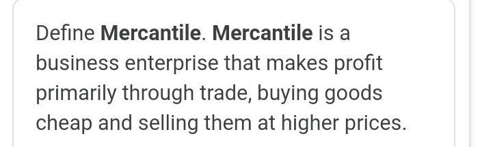 Define the term mercantile-example-1