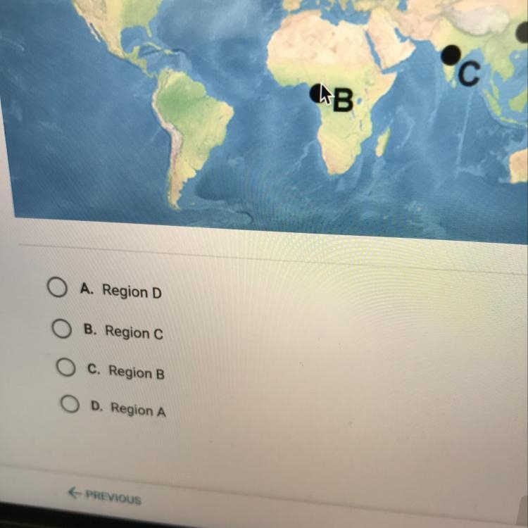 Look at the world map below. In which region of the world did European powers dominate-example-1