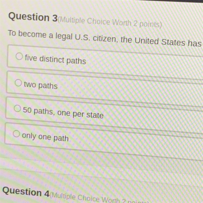 To become a legal U.S. citizen, the United States has-example-1