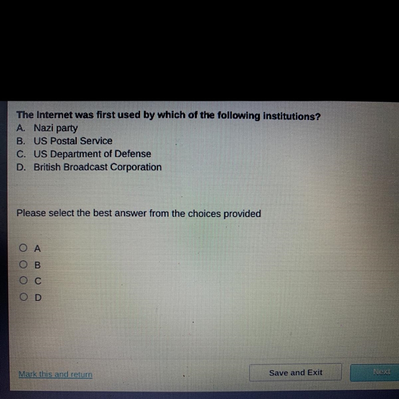 Please select the best answer from the choices provided-example-1