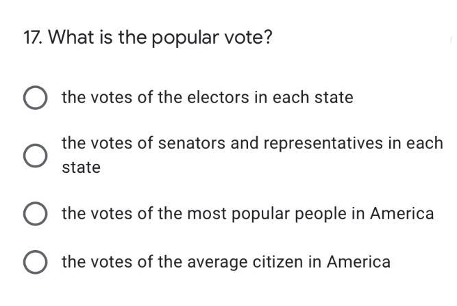 17. What is the popular vote?-example-1