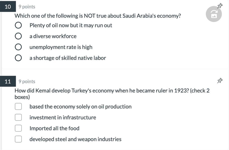 LOLLLL Plz help these are the last 2 questions!! :) (u don't need to put an explanation-example-1