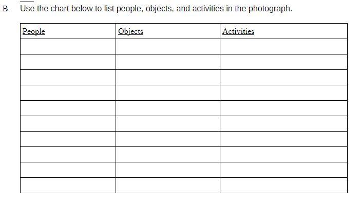 100 Points. Photo Analysis. Image is attached Photo Analysis Worksheet Step 1. Observation-example-1