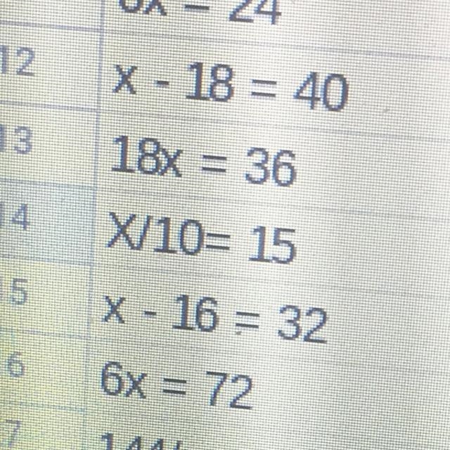 In algebra what is X/10=15-example-1