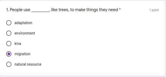 What did American Indians use like trees to make things they need.-example-1