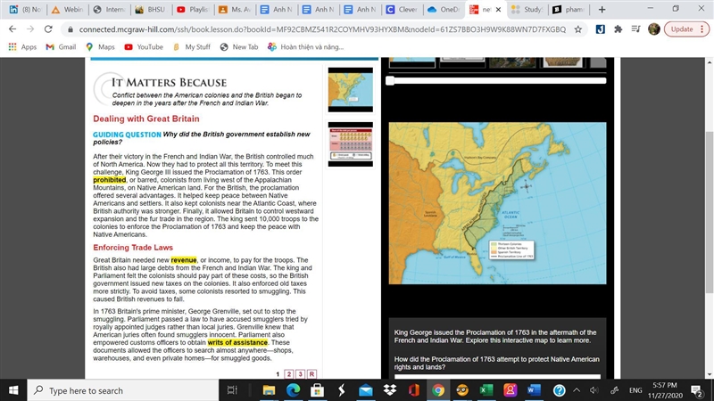 Read the lesson, then write a short letter (2 paragraphs) as if you were a colonist-example-3