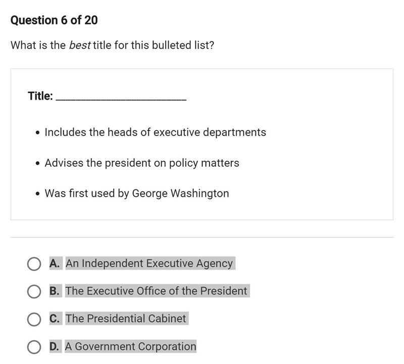 What is the best title for this bulleted list? (APEX: Social Studies)-example-1