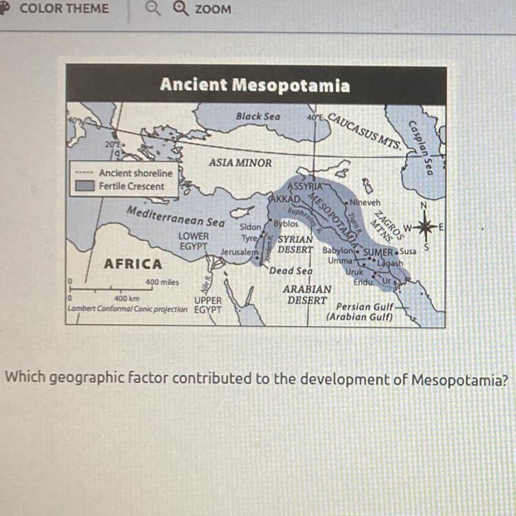 A.controlling rivers to provide irrigation B.mountains preventing invasions from the-example-1