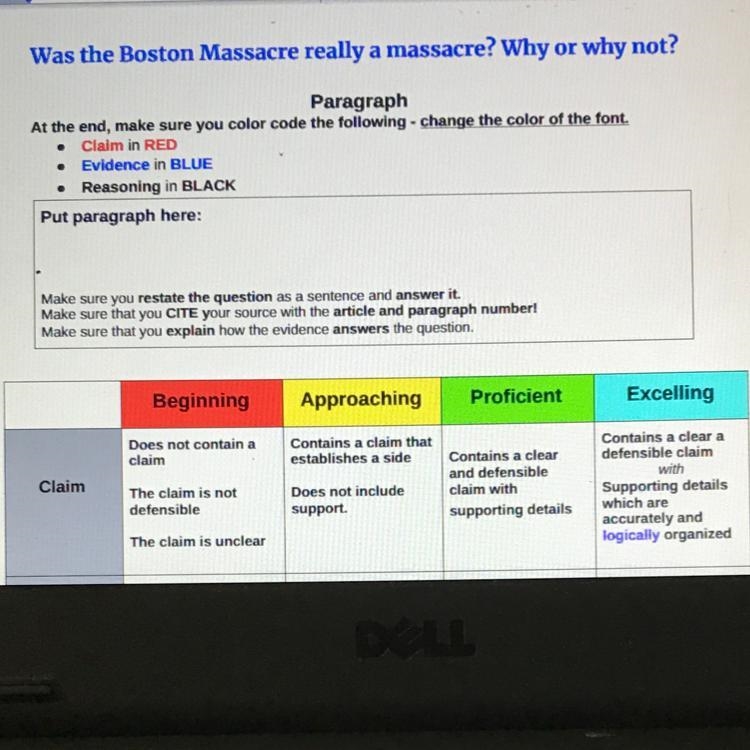 Was the boston massacre really a massacre? why or why not? please answer quickly!! also-example-1