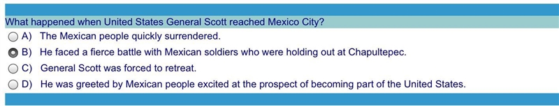 What happened when United States General Scott reached Mexico City? Ps: i by mistake-example-1