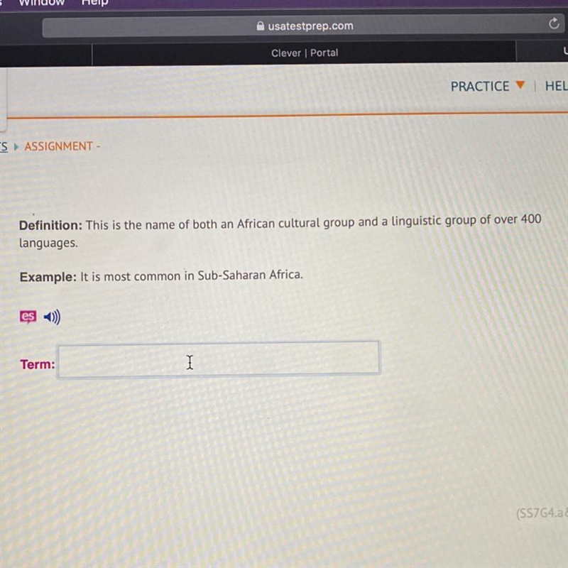 PLEASE SOMEONE HELP ME WITH THIS QUESTION !! This is the name of both an African cultural-example-1