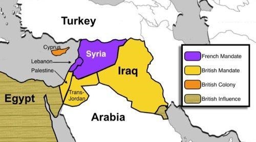 Based on the map, what was the main goal of the leauge of nations in the division-example-1