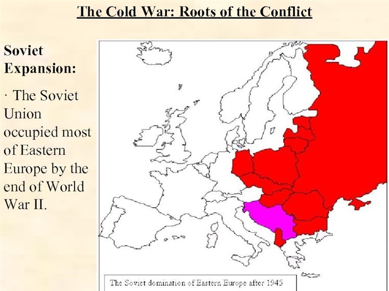 Why did the United States and the Soviet Union get into a cold war after ww2? There-example-2