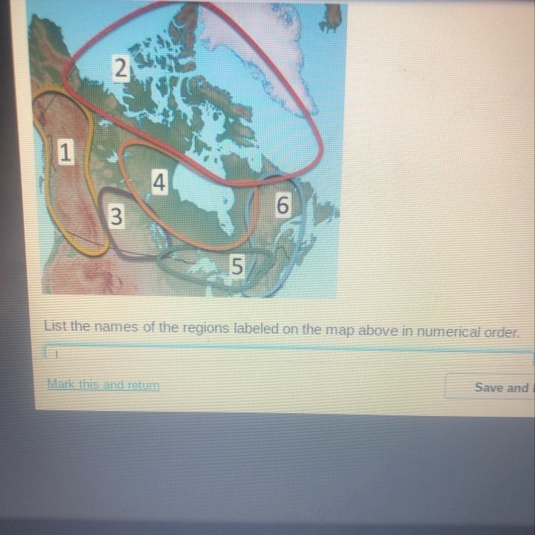 List the names of the regions labeled on the map above in numerical order-example-1