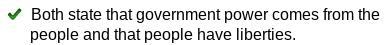 How is the preamble of the US Constitution similar to the preamble of the Georgia-example-1