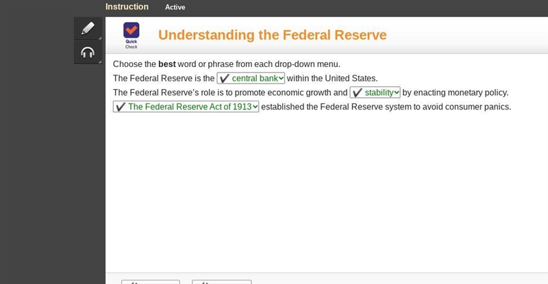 The Federal Reserve is the within the United States. The Federal Reserve's role is-example-1