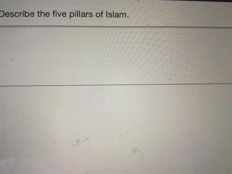 What are the 5 pillars of Islam.-example-1