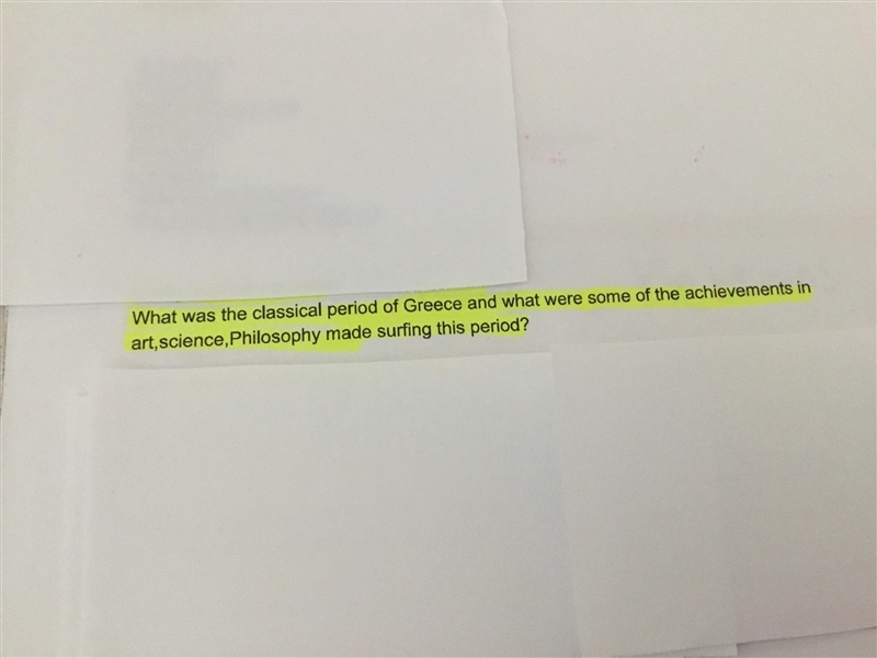 It needs a topic sentence that addresses the question. PLEASE HELP ME FAST ASAP-example-1