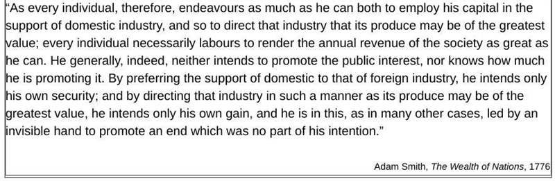 According to the passage, how does a person increase the public wealth? a. By pursuing-example-1