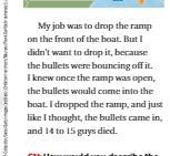 Why didn't Devita want to drop the ramp on the boat? The article down below. and question-example-1