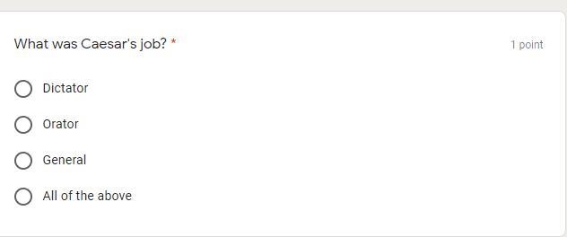 What was Caesar's job? *-example-1